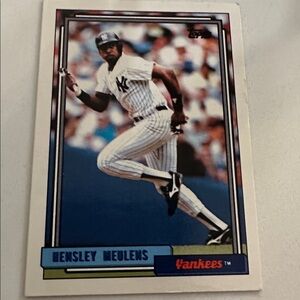 Henley Meulens Yankees Topps card